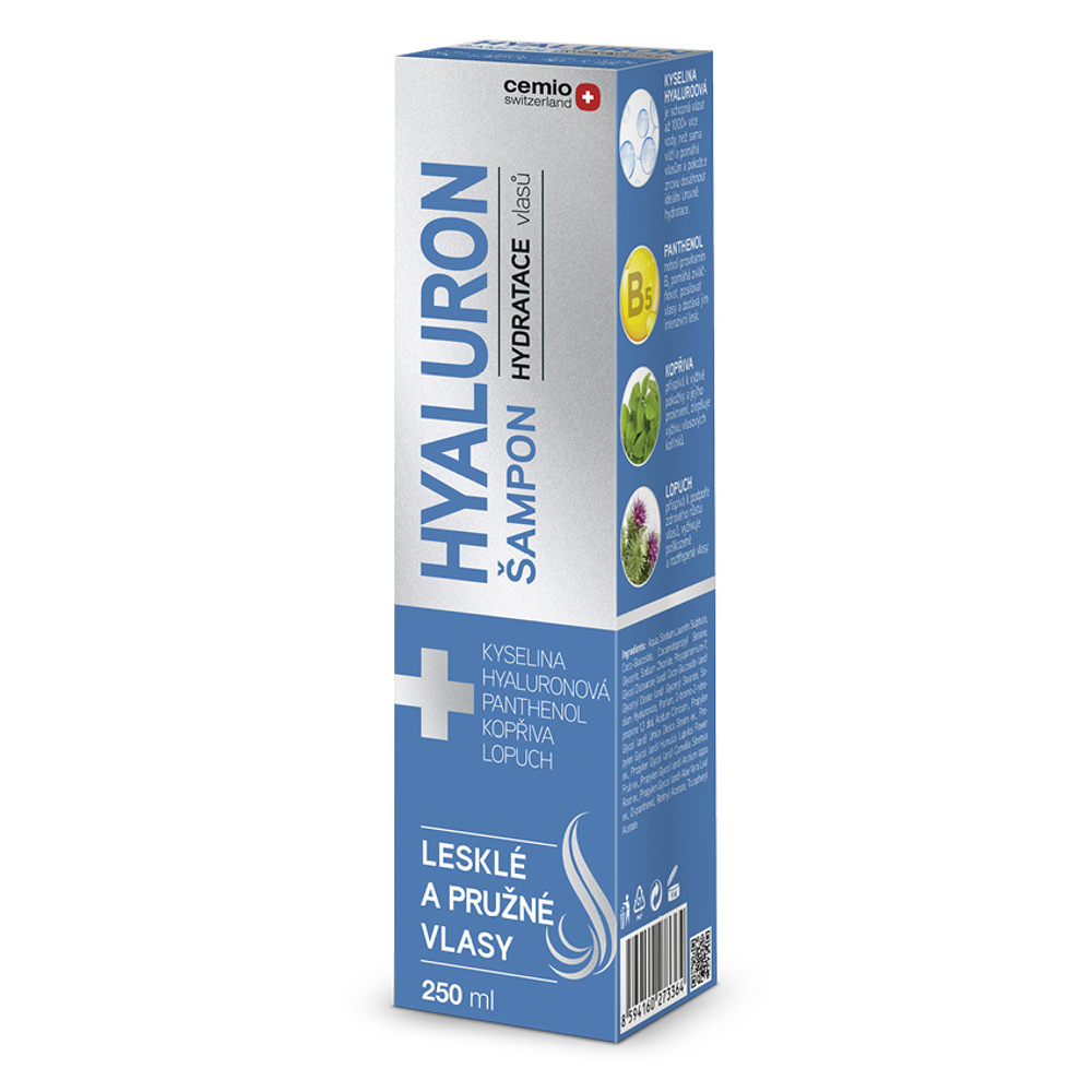 Cemio Hyaluron šampon pro hydrataci 250 ml Cemio