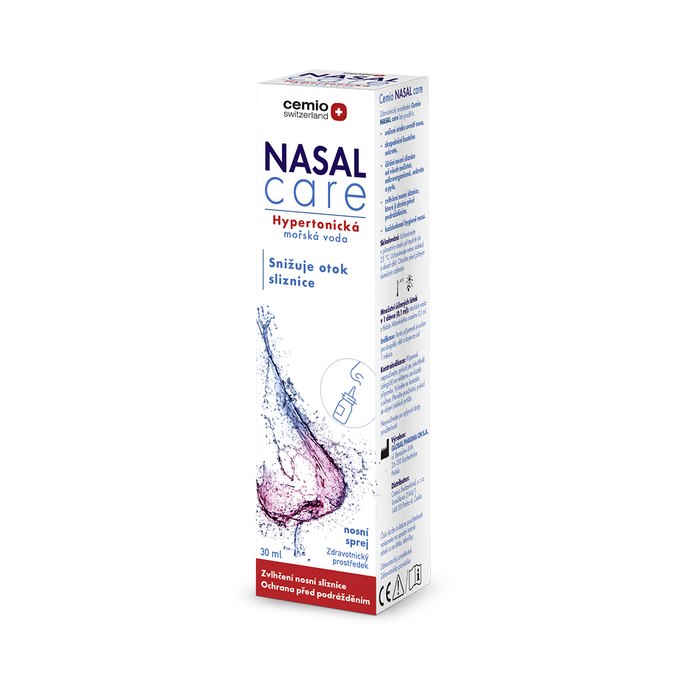 Cemio Nasal Care hypertonická mořská voda 30 ml Petra.Florianova Cemio