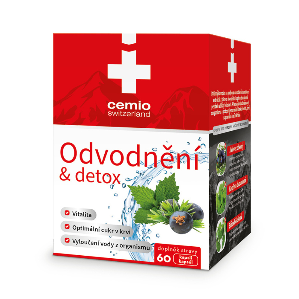 Cemio Odvodnění & detox 60 kapslí Cemio