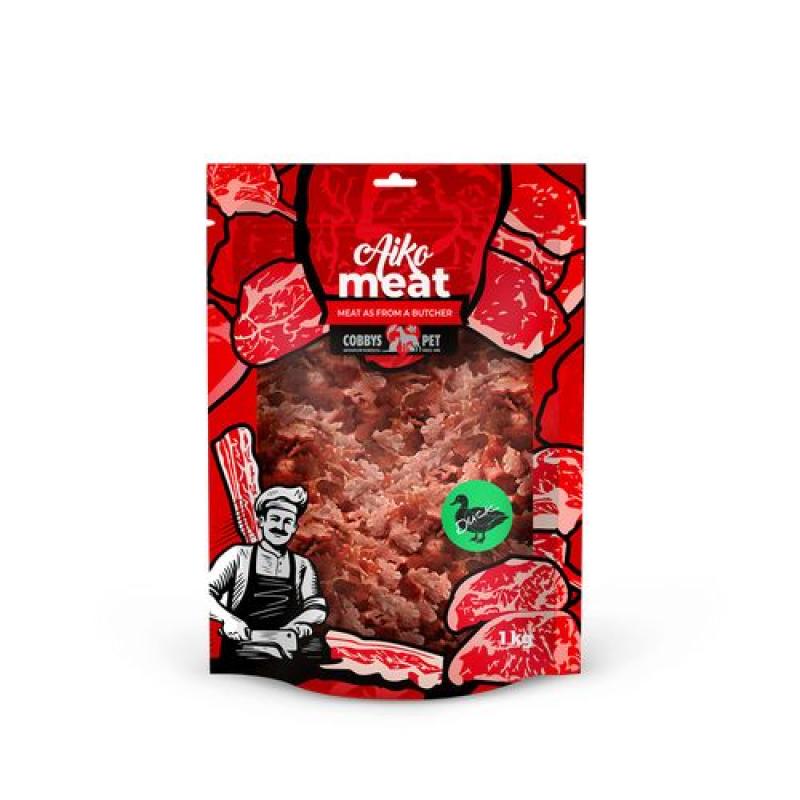 Cobbyspet AIKO Meat kachní kousky pro malé plemena 1kg Cobbys Pet