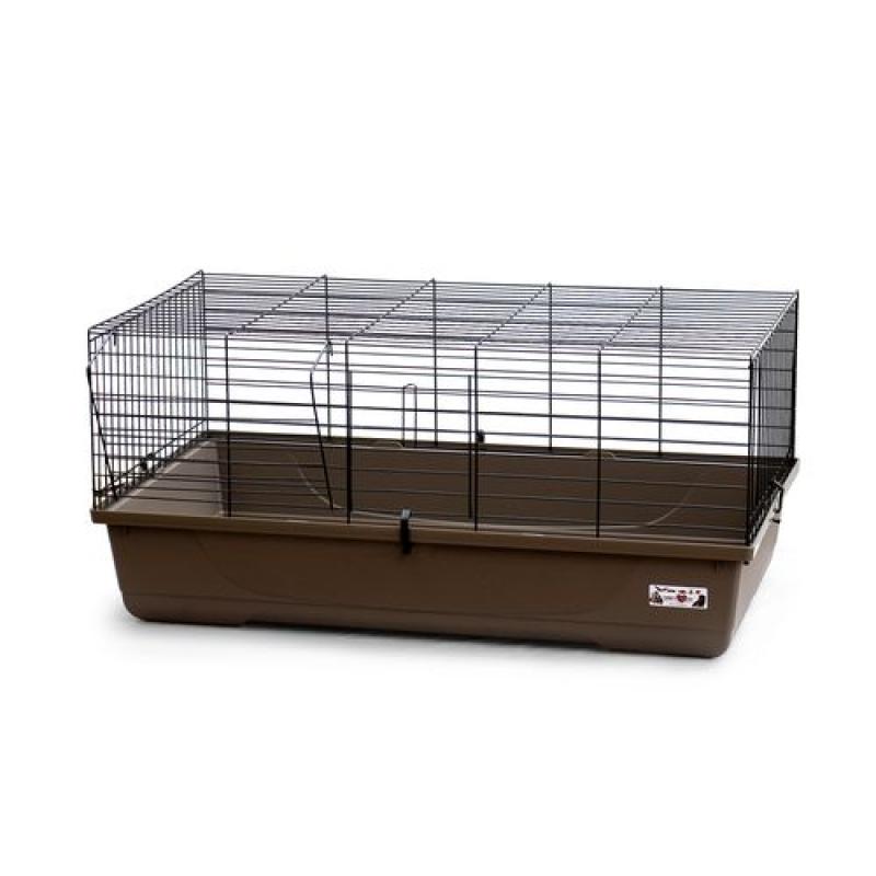 Cobbyspet RABBIT 80 klec pro zajíce tmavě hnědá/ černé mříže 80 x 43 x 37cm se se Cobbys Pet