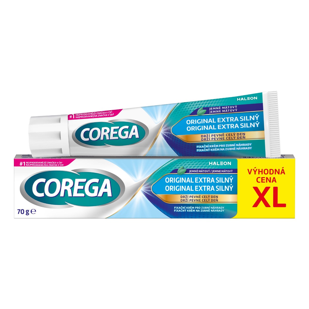 Corega Original Extra silný XL fixační krém 70 g Corega
