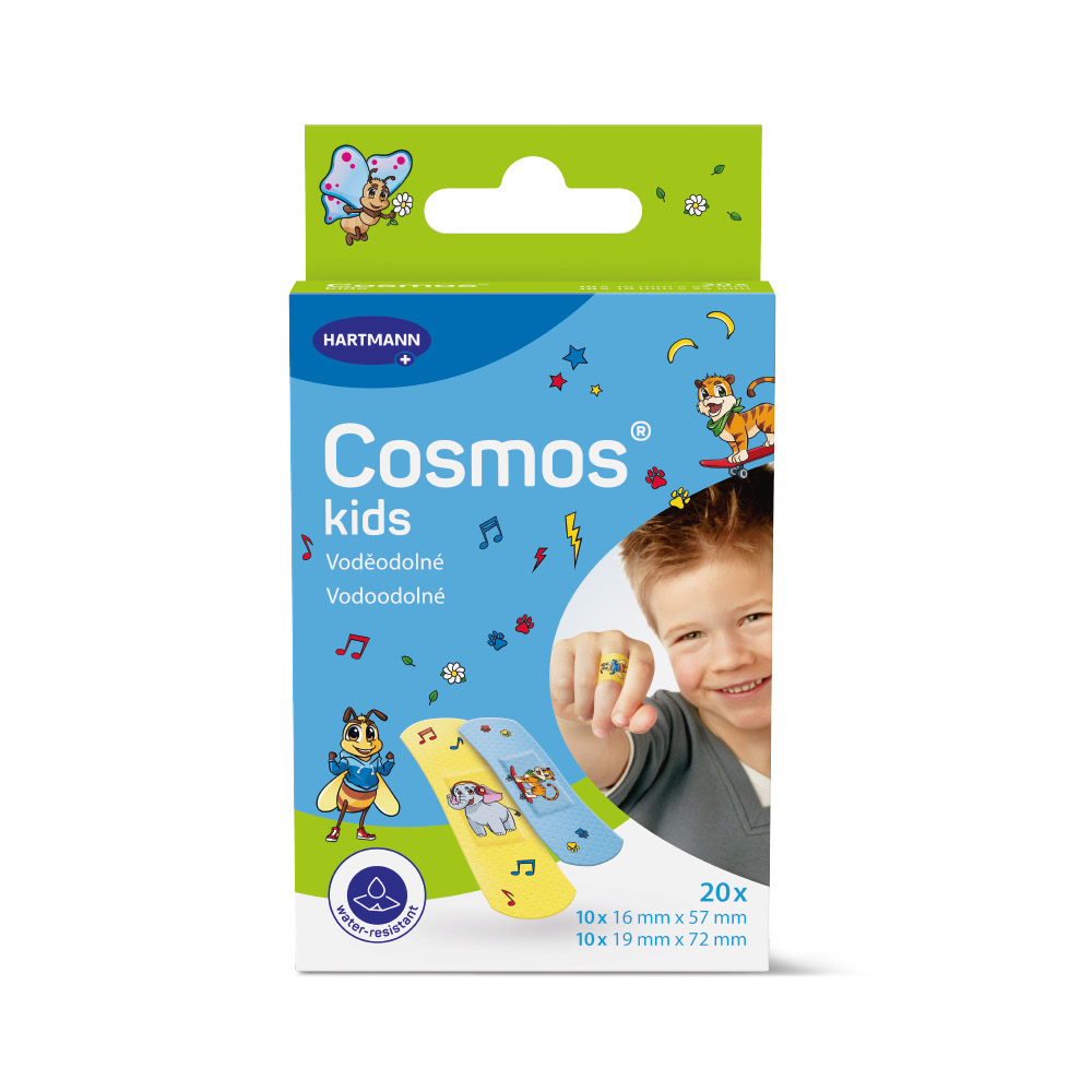 Cosmos Kids 2 velikosti dětská náplast 20 ks Cosmos