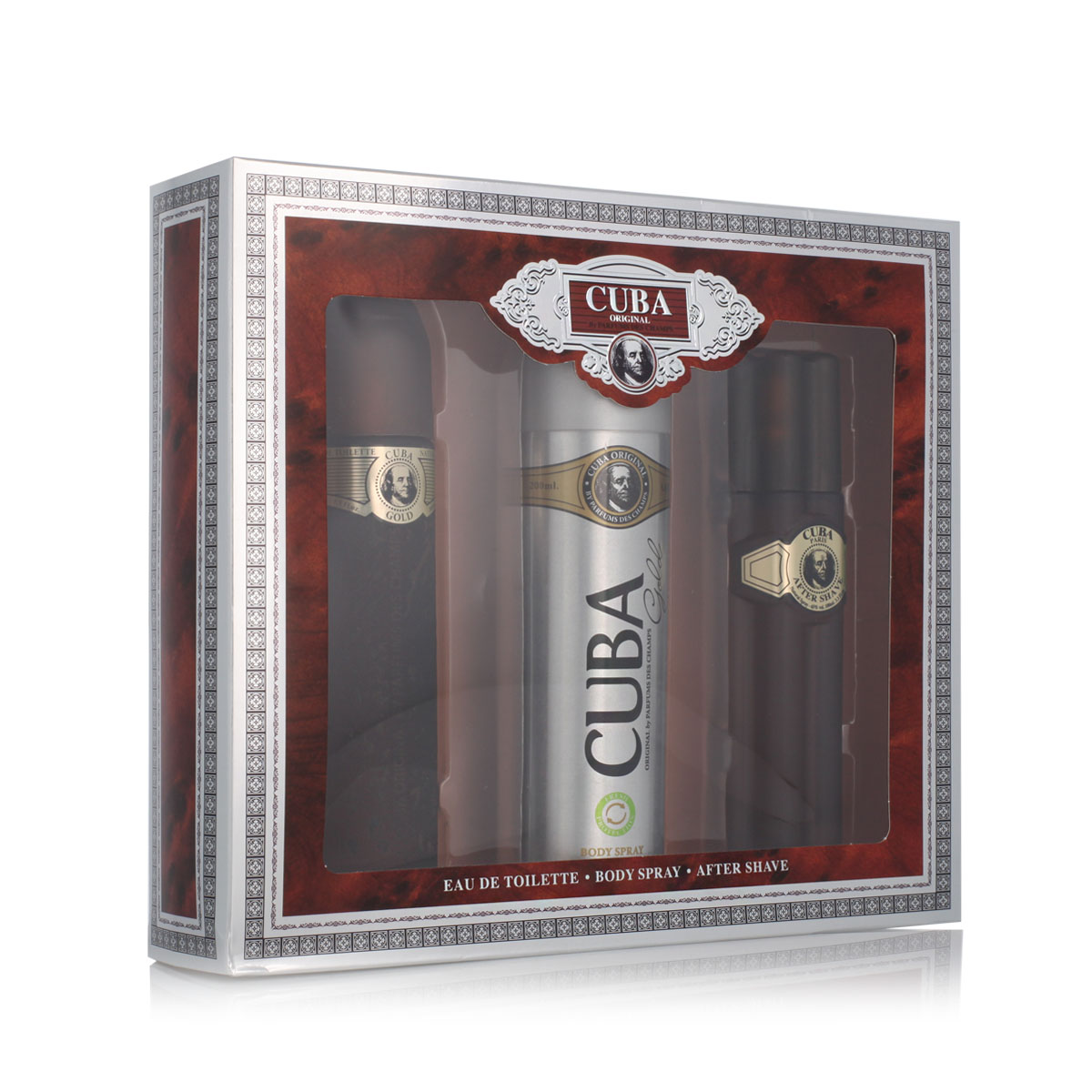 Cuba Gold EDT 100 ml + AS 100 ml + DEO ve spreji 200 ml M Cuba