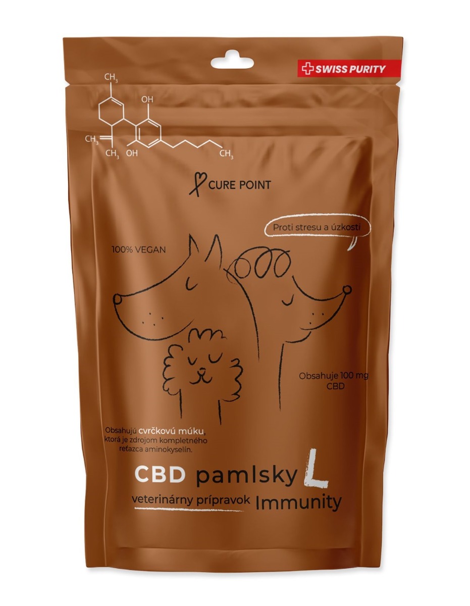 Cure Point CBD Immunity L pochoutka pro psy 100 g Cure Point