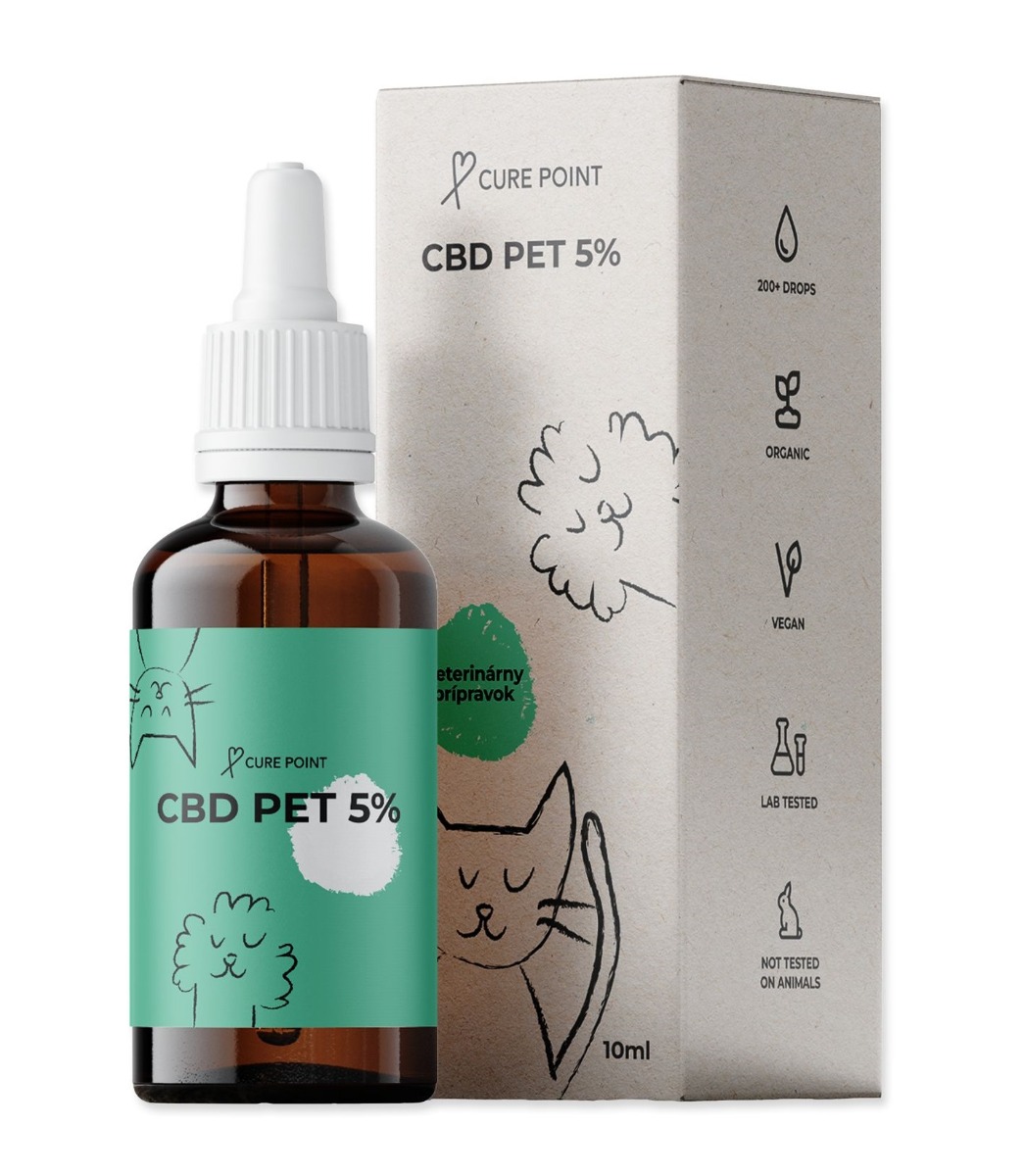 Cure Point CBD Pet 5% olej 10 ml Cure Point