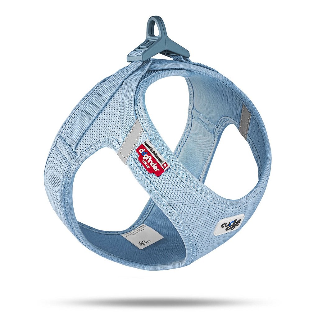 Curli Postroj pro psy se sponou Air-Mesh Skyblue XS