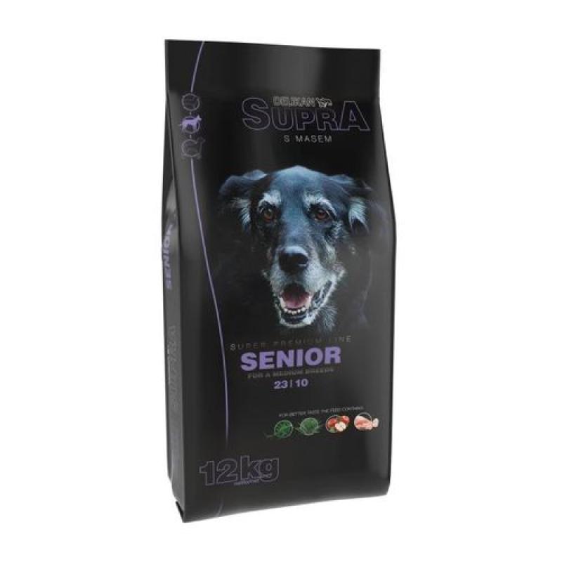 Delikan SUPRA Senior 12kg superprémiové krmivo s obsahem čerstvého masa pro psy seni Delikan