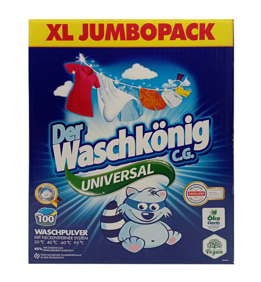 Der Waschkönig Universal Prací prášek 6 kg 100 dávek Der Waschkönig