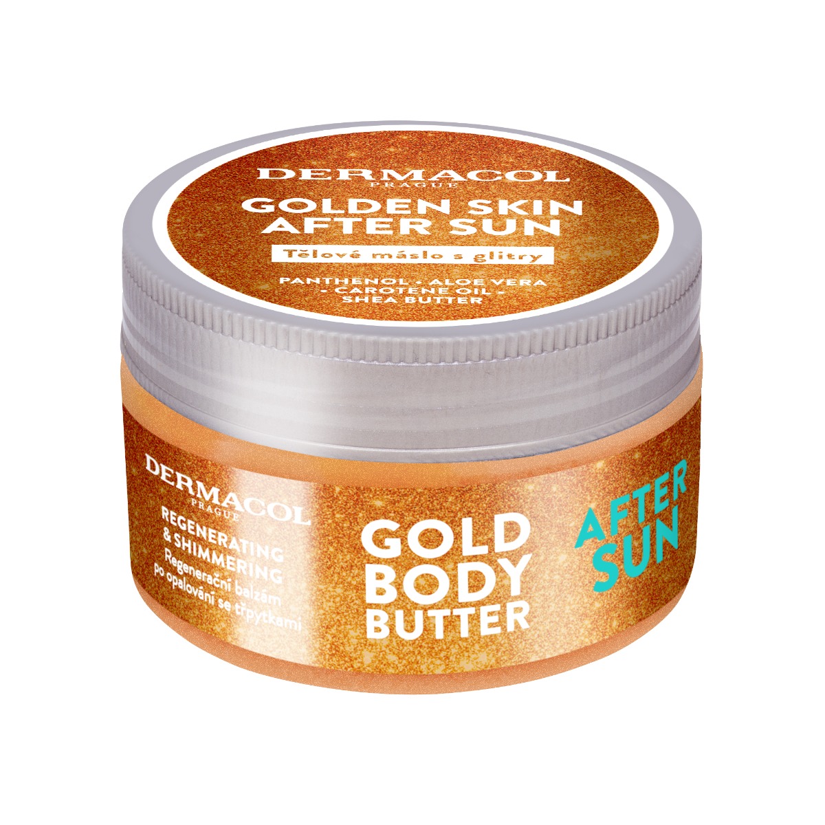 Dermacol AFTER SUN Balzám se třpytkami 200 ml Dermacol