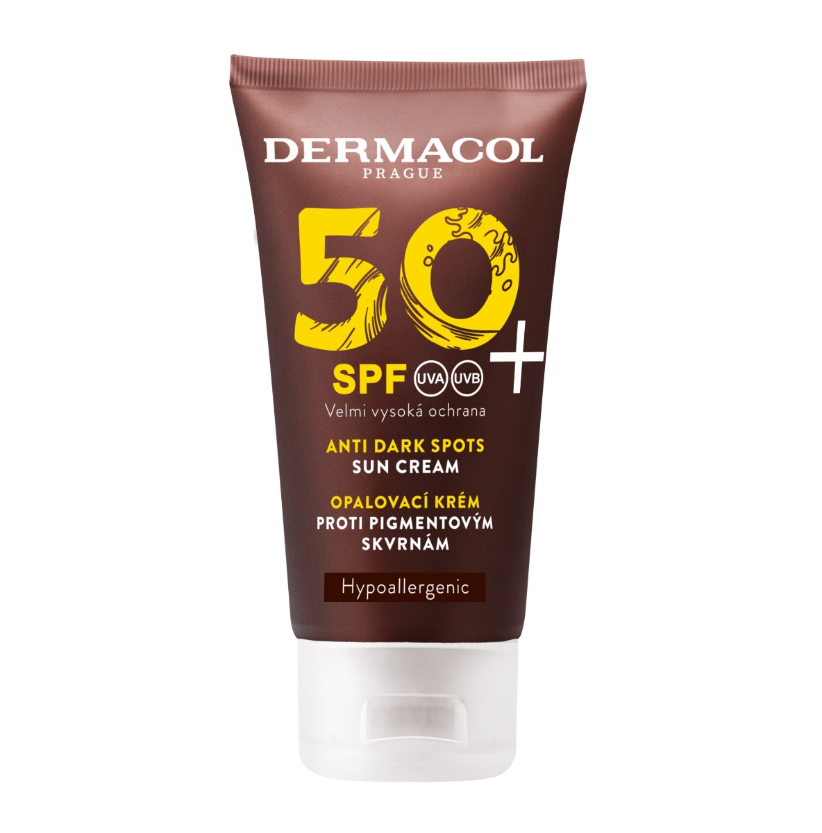 Dermacol SUN Pleťový krém proti pigmentovým skvrnám SPF50+ 50 ml Dermacol