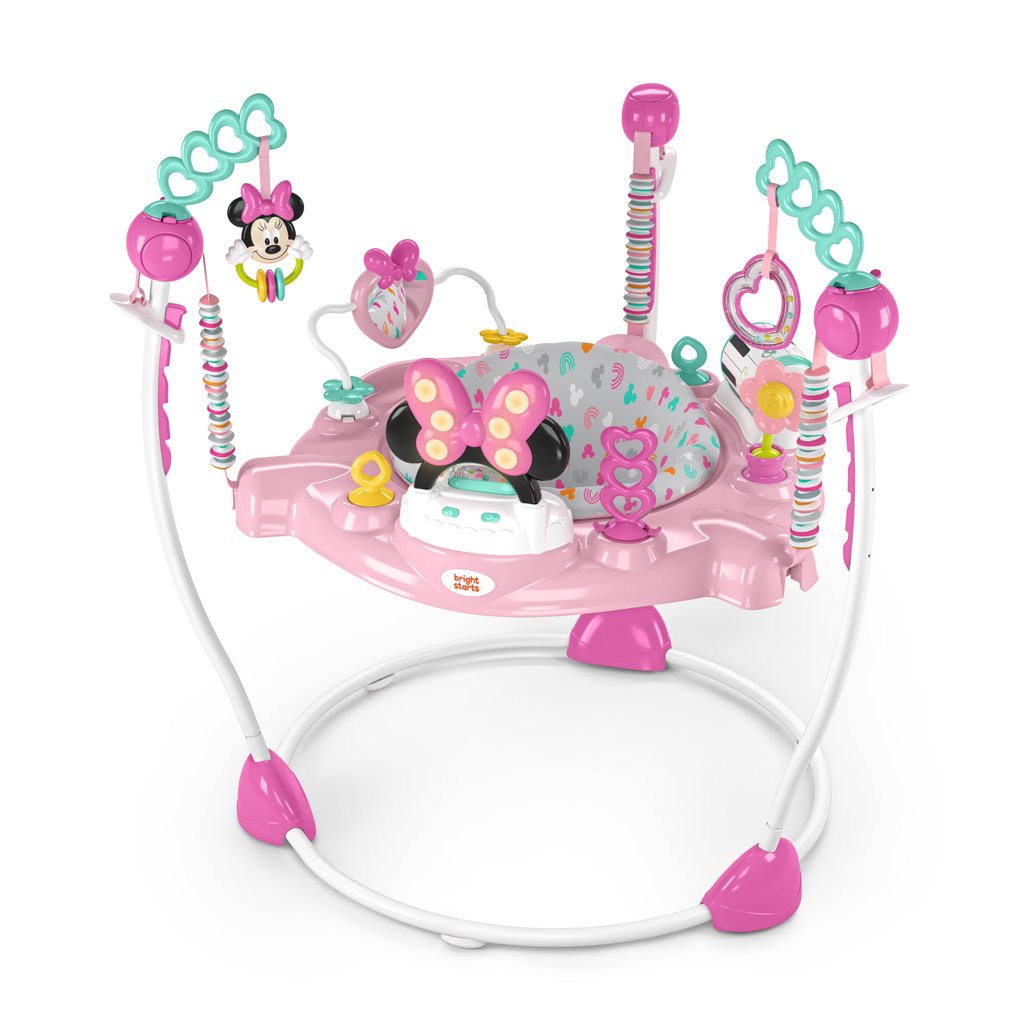 Disney baby Skákadlo/aktivní centrum 2v1 Minnie Mouse Forever Besties 6m+ do 11 kg Disney baby