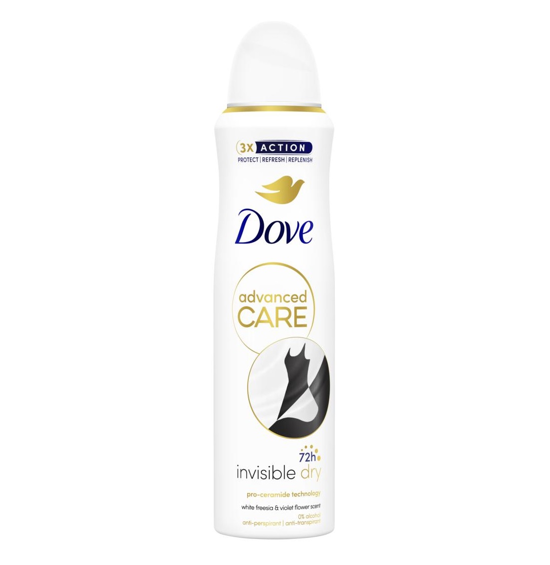 Dove Advanced Care Invisible Dry antiperspirant ve spreji 150 ml Dove