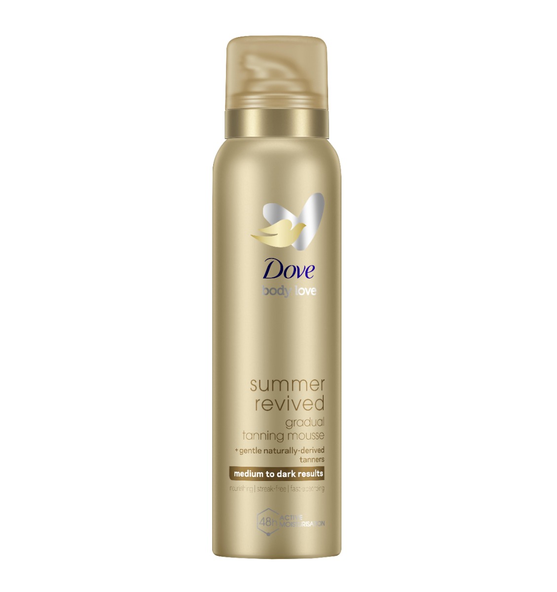 Dove Dark samoopalovací tělová pěna 150 ml Dove