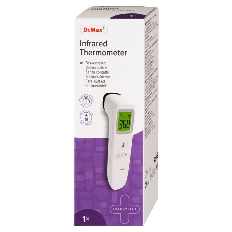 Dr. Max Non-contact Thermometer čelní teploměr 1 ks Dr. Max