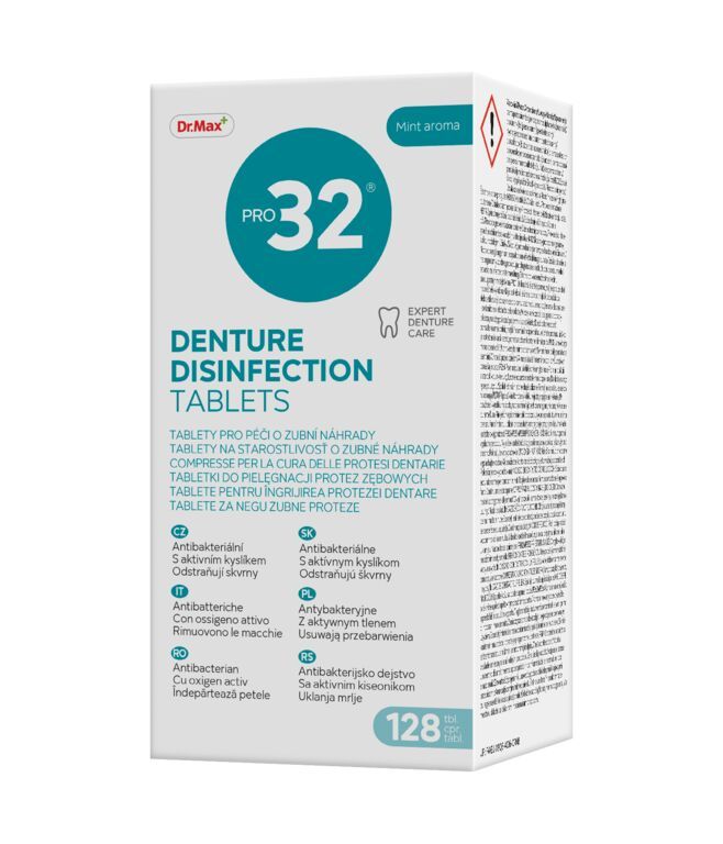 Dr. Max PRO32 Denture Disinfection Tablets 128 tablet Dr. Max