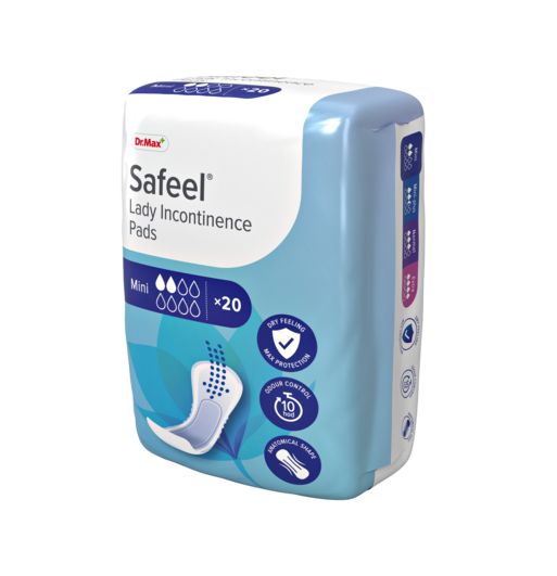 Dr. Max Safeel Lady Incontinence Pads Mini inkontinenční vložky 20 ks Dr. Max