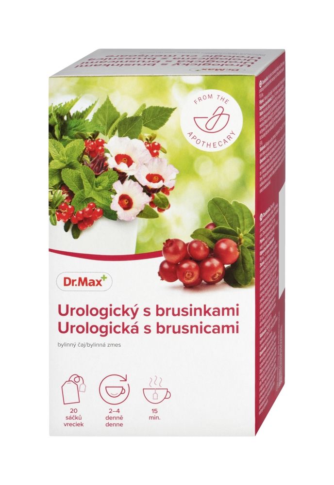 Dr. Max Urologický s brusinkami bylinný čaj 20x1