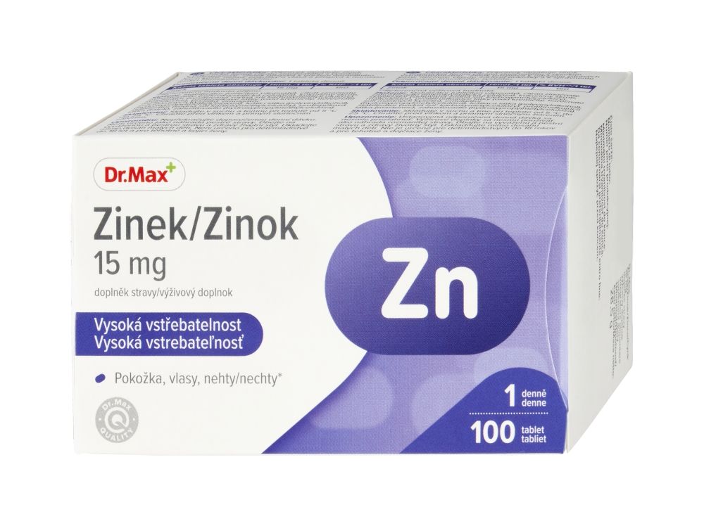 Dr. Max Zinek 15 mg 100 tablet Dr. Max