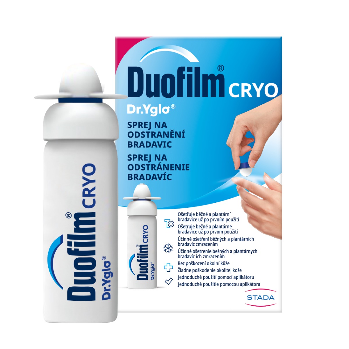 Duofilm Cryo Dr. Yglo sprej na odstranění bradavic 50 ml Duofilm