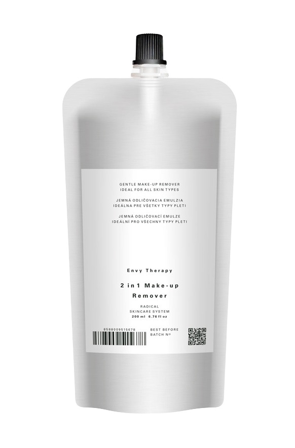 Envy Therapy 2 in 1 Make-up Remover jemná odličovací emulze 200 ml refill Envy Therapy