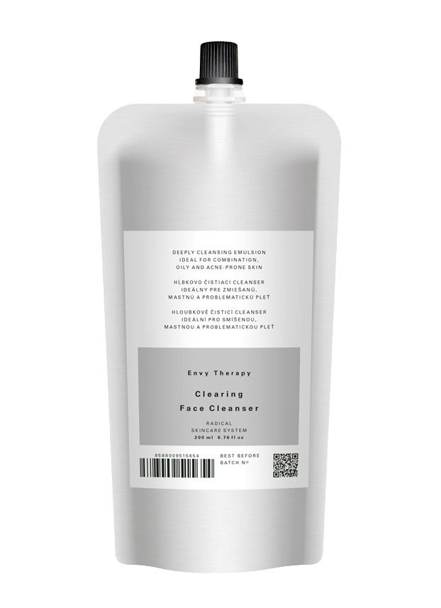 Envy Therapy Clearing Face Cleanser hloubkově čisticí emulze 200 ml refill Envy Therapy