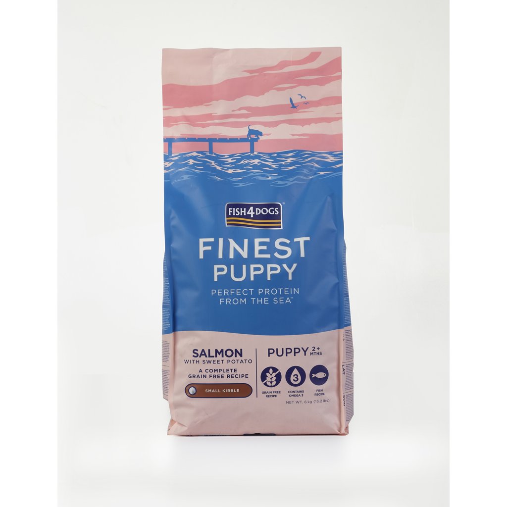 Fish4Dogs Granule malé pro štěňátka Finest losos se sladkými bramborami 6 kg