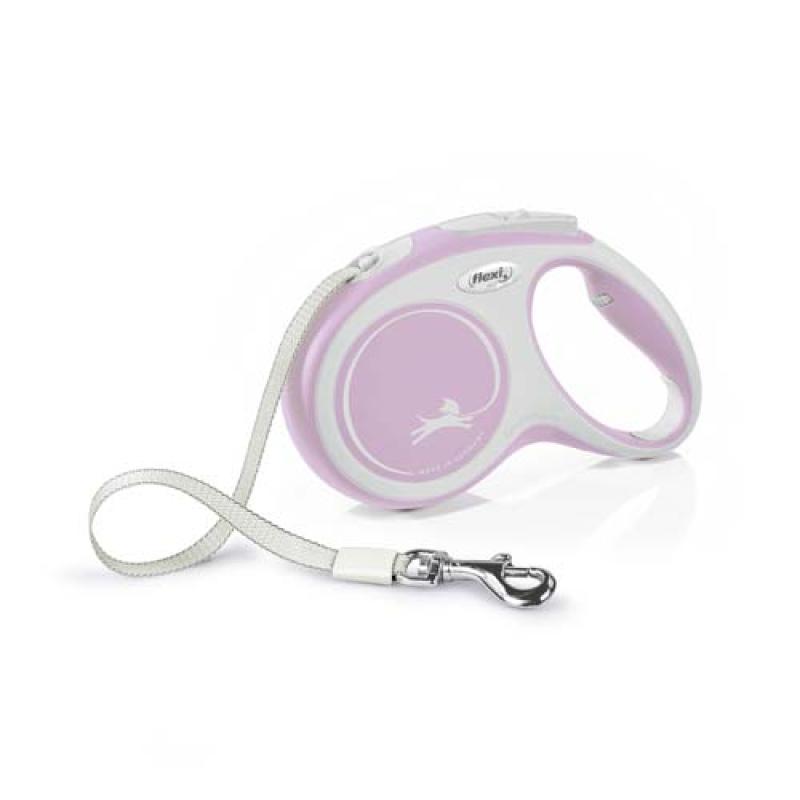 Flexi New Comfort M popruh 5m růžová do 25kg Flexi