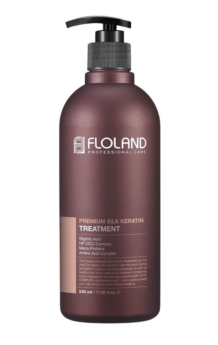 Floland Premium Silk Keratin Treatment kúra na vlasy 530 ml Floland
