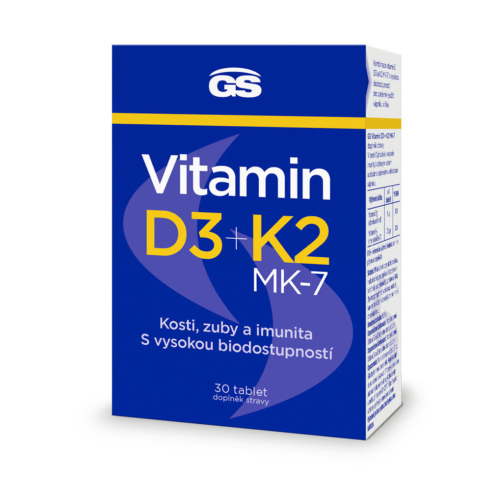 GS Vitamin D3 + K2 30 tablet GS