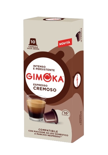 Gimoka Cremoso 70% Arabica 30% Robusta kávové kapsle 10 ks Gimoka