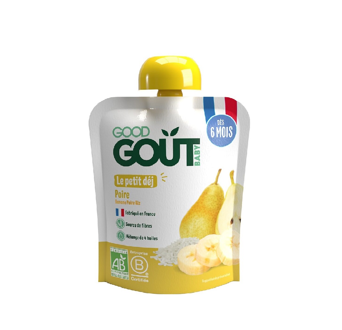 Good Gout BIO Hrušková snídaně 6m+ kapsička 70 g Good Gout