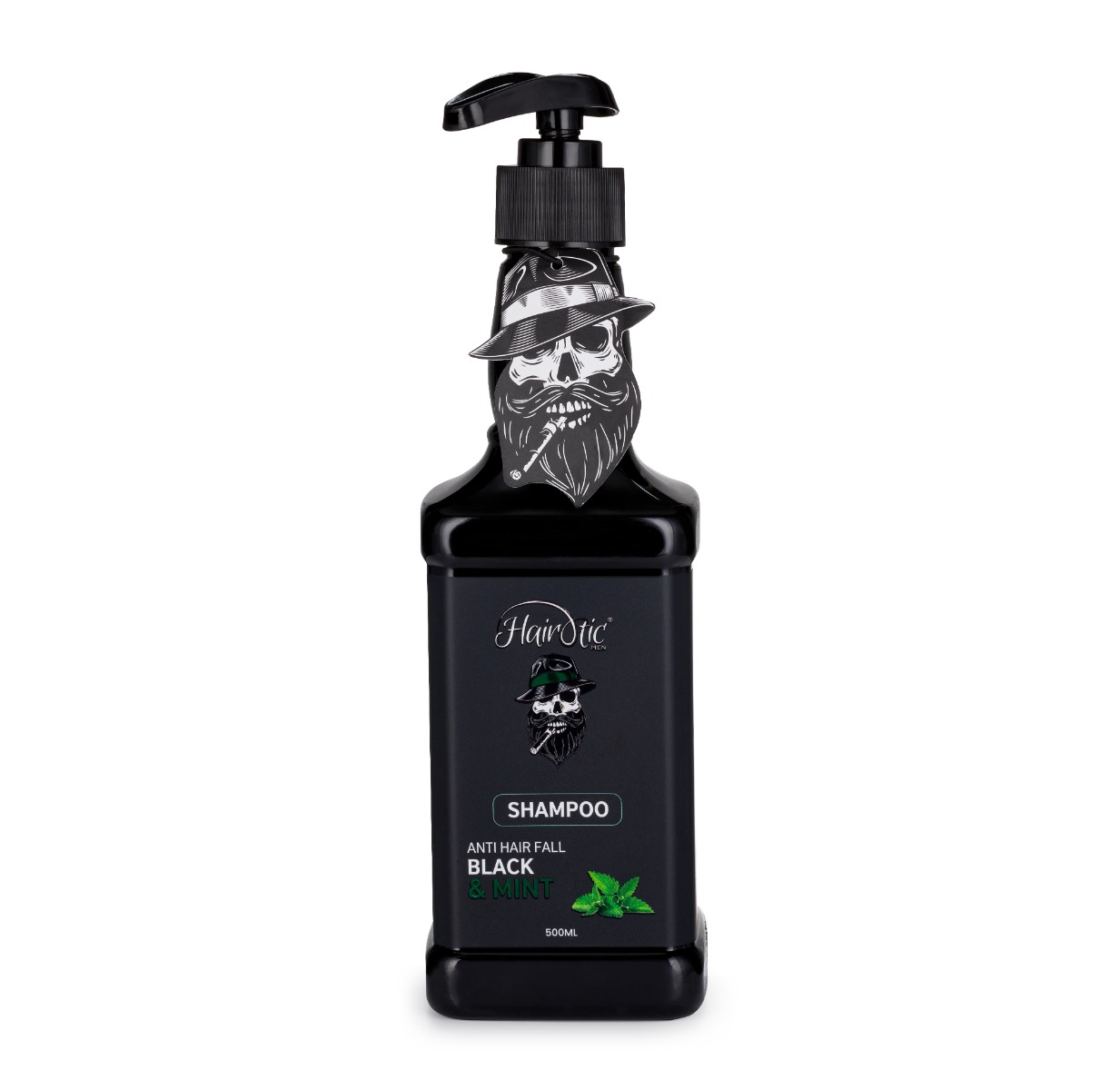 Hairotic Men Black & Mint šampon při vypadávání vlasů 500 ml Hairotic
