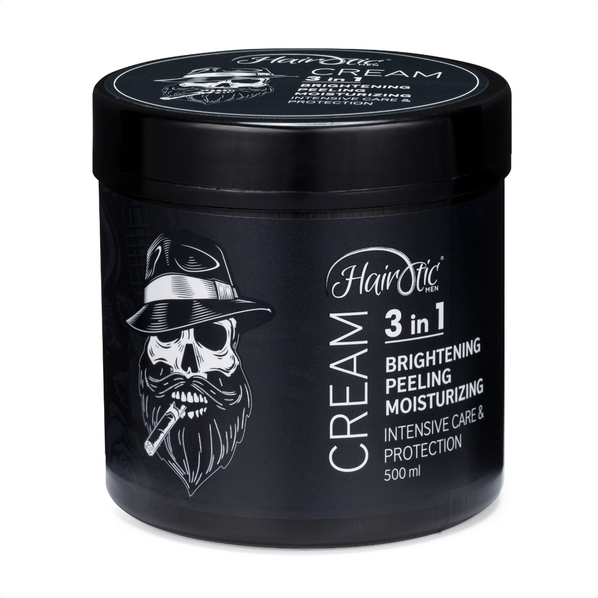 Hairotic Men Cream 3v1 univerzální čisticí krém na obličej a tělo 500 ml Hairotic