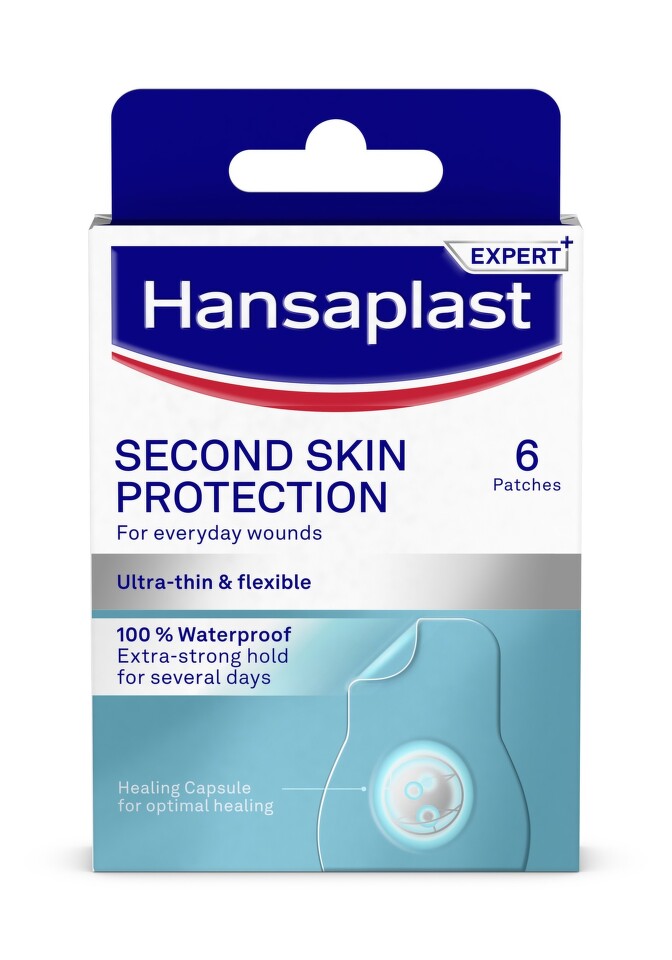 Hansaplast Second Skin náplasti hydrokoloidní 6 ks Hansaplast