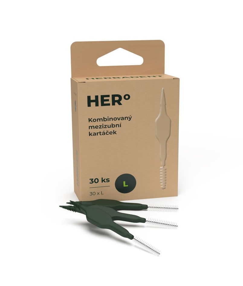 Herbadent HERo Mezizubní kartáčky L 1