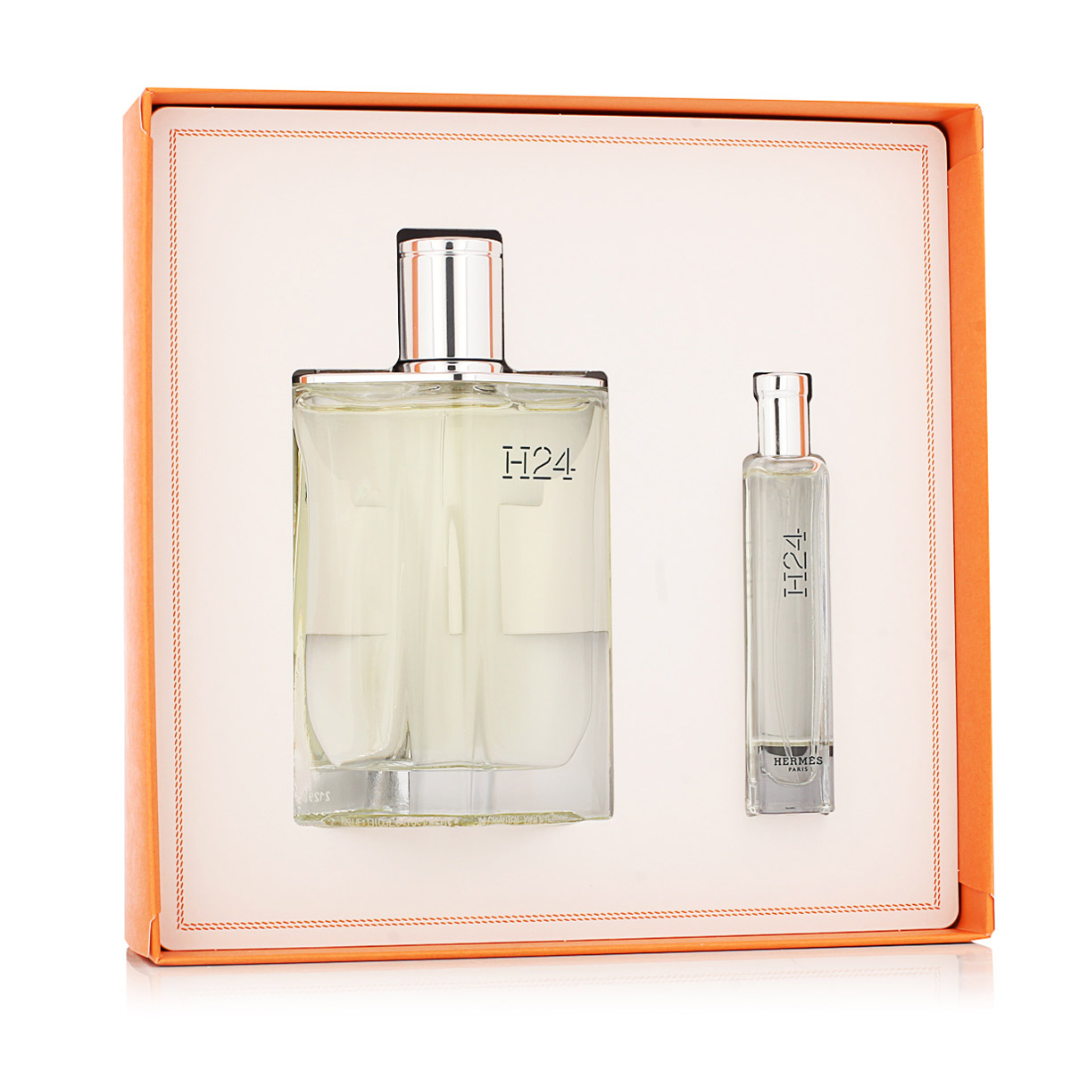 Hermès H24 EDT plnitelný 100 ml + EDT MINI 15 ml M (Embroidered Cover) Hermès