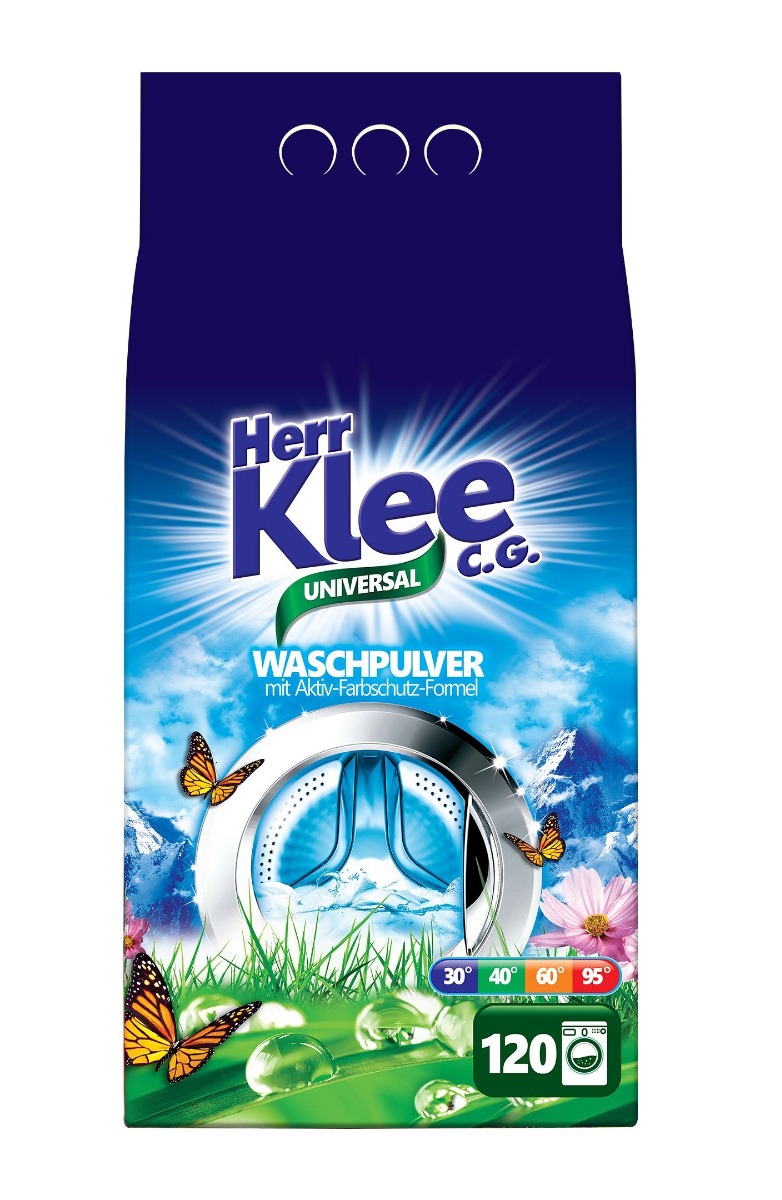 Herr Klee Universal Prací prášek 10 kg 120 dávek Herr Klee