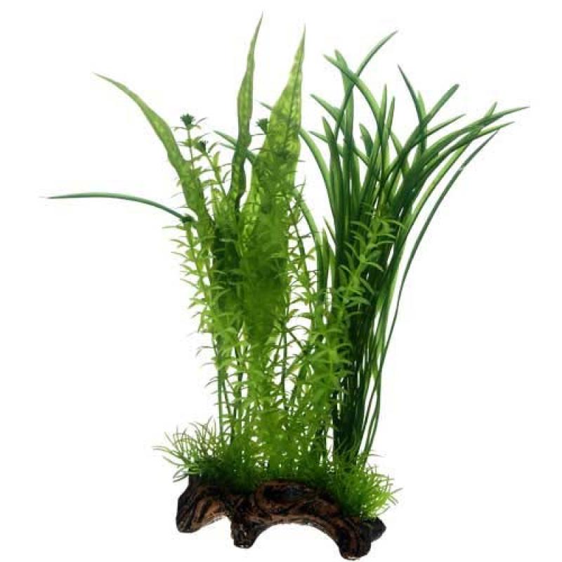 Hobby rastliny 30 cm na keramickém kořeni do akvária 1L Hobby