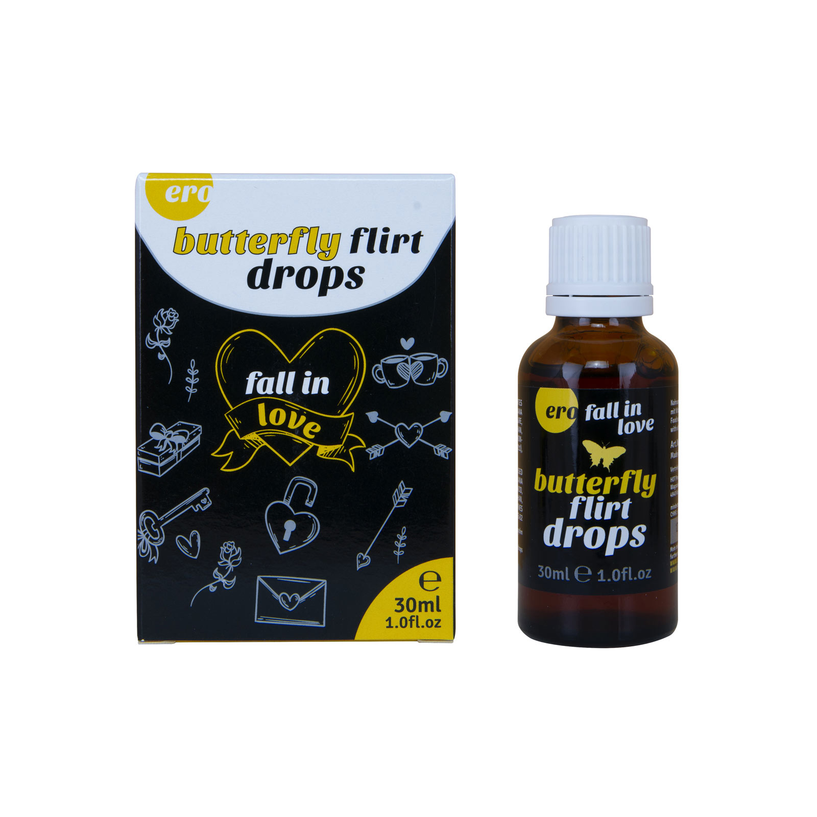 Hot Afrodiziakální kapky - Butterfly Flirt Drops Hot