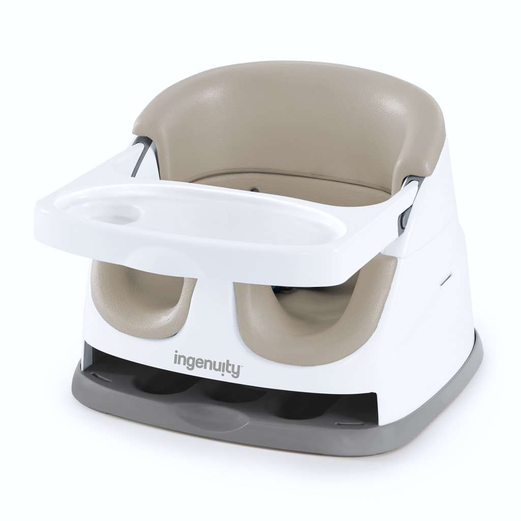 Ingenuity Podsedák na židli 2v1 Baby Base Cashmere 6m+ do 22 kg Ingenuity