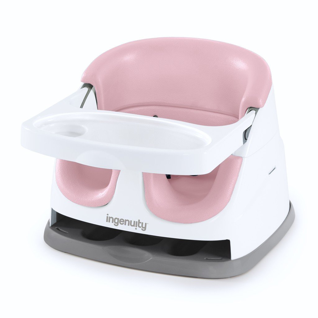 Ingenuity Podsedák na židli 2v1 Baby Base™ Peony 6m+ do 22kg Ingenuity