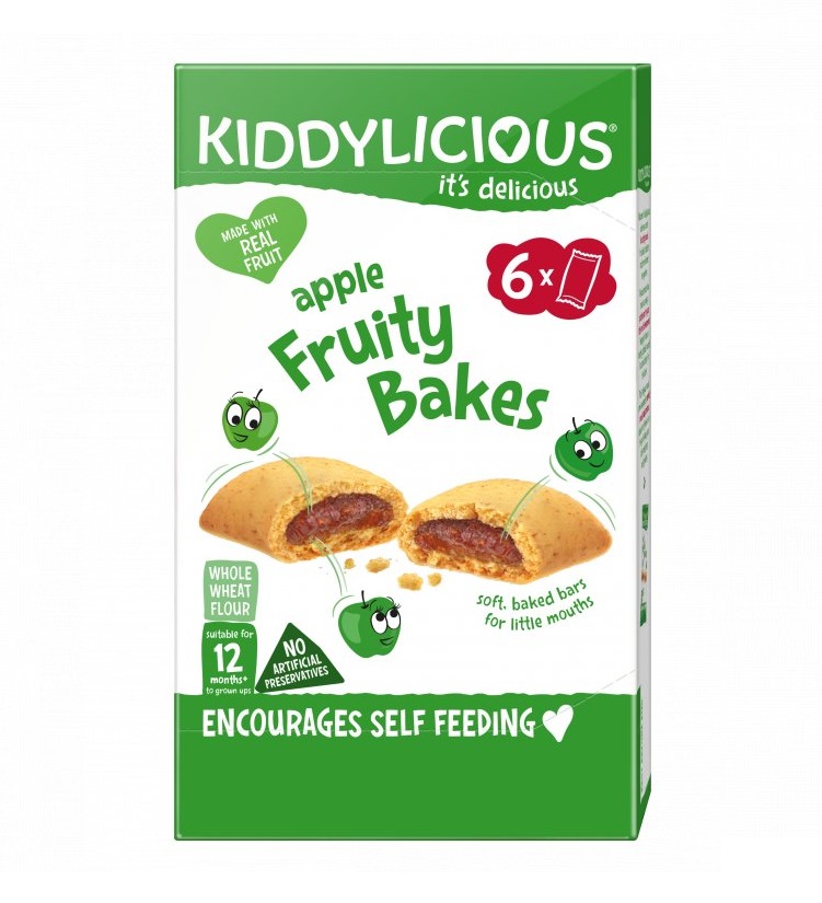 Kiddylicious Koláčky jablečné 6x22 g Kiddylicious