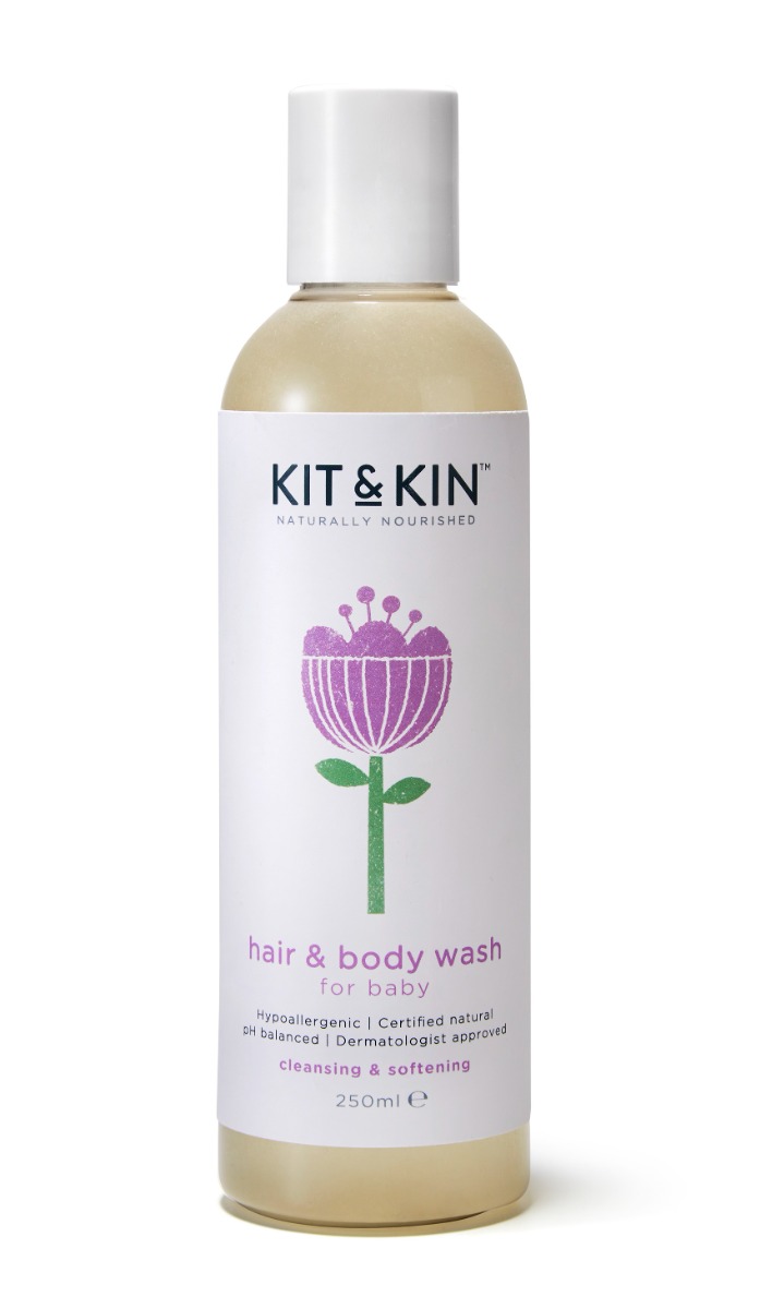 Kit & Kin Baby Vlasový a tělový šampon 250 ml Kit & Kin
