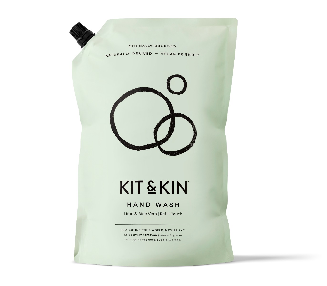Kit & Kin Mýdlo na ruce Lime & Aloe Vera náplň 1 l Kit & Kin