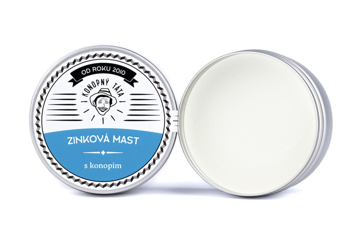 Konopný Táta Zinková mast s konopím 80 ml Konopný Táta