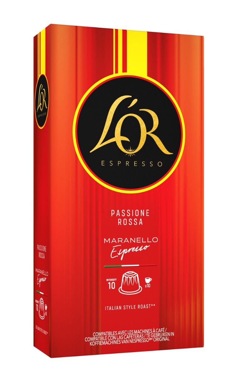 L'OR Espresso Passione Rossa Maranello kávové kapsle 10 ks L'OR