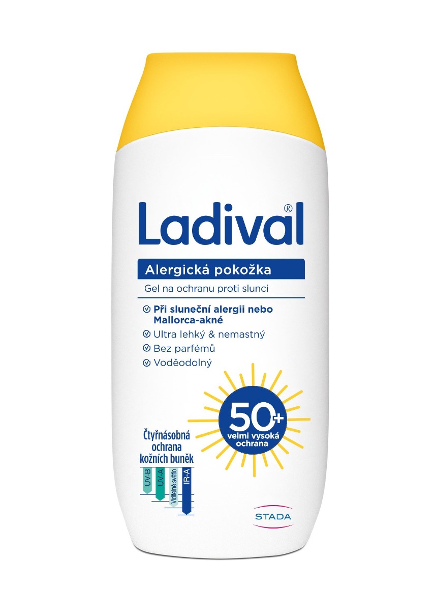 Ladival Alergická pokožka OF50+ gel 200 ml Ladival