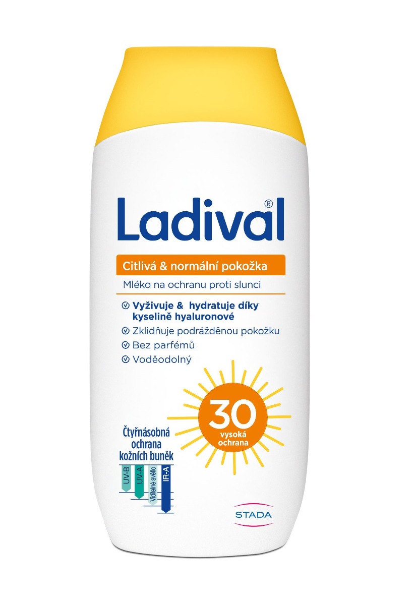 Ladival Citlivá & normální pokožka OF30 mléko 200 ml Ladival