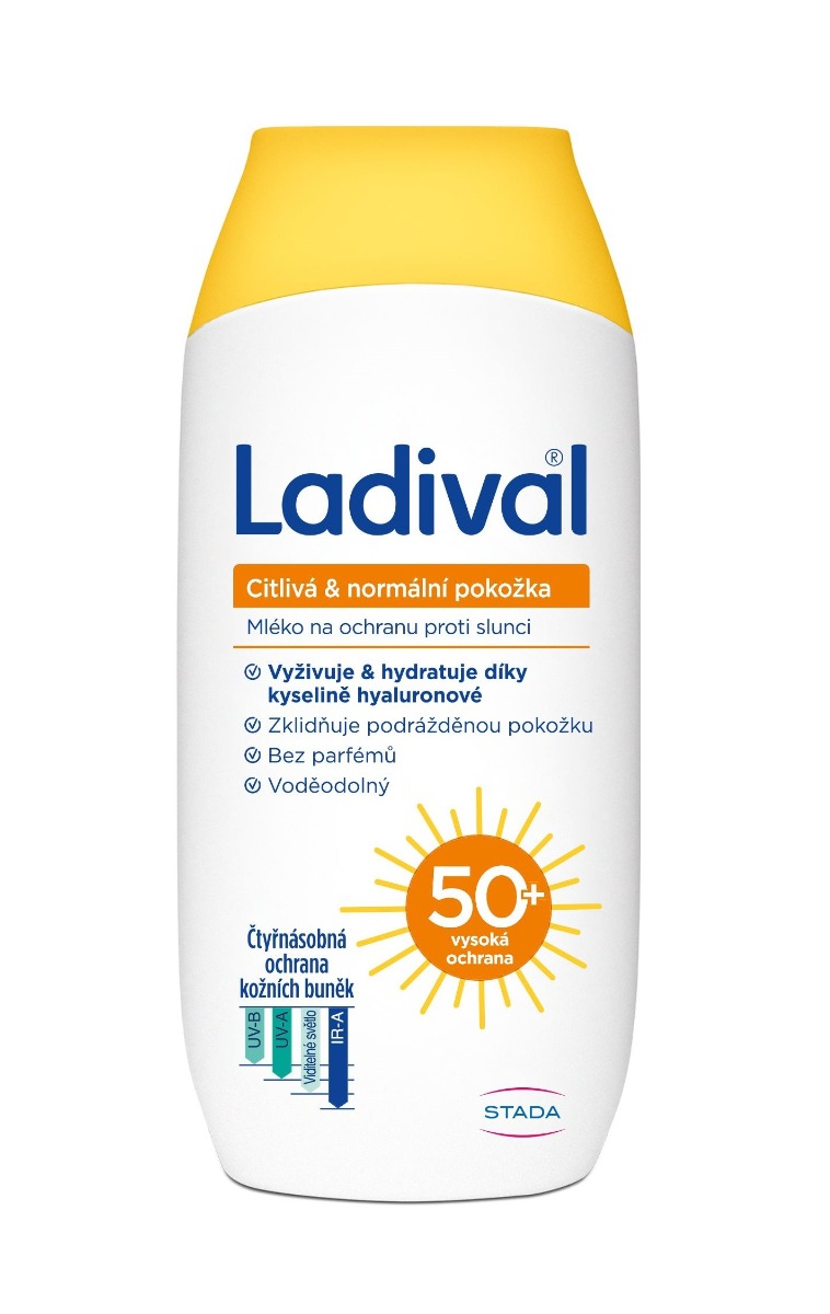 Ladival Citlivá & normální pokožka OF50+ mléko Ladival